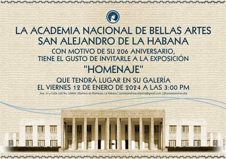 la-escuela-nacional-de-artes-visuales-san-alejandro-celebrara-sus-206-anos-de-fundada-con-una-exposicion-homenaje